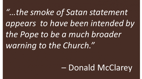 Donald McClarey - Smoke of Satan