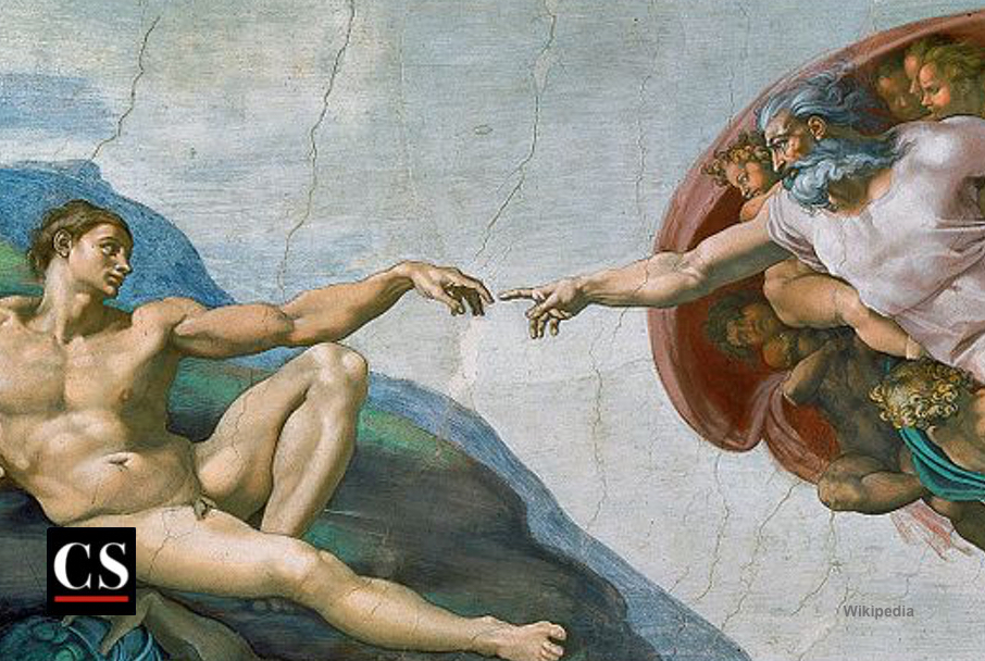 God, Adam, creation