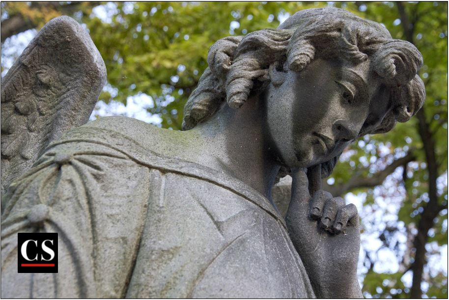 angel, ponder, thought, meditate, discern