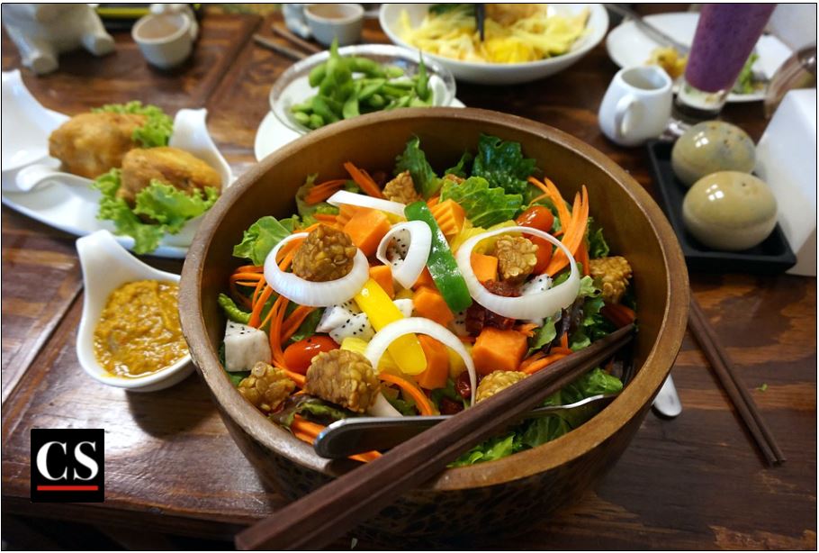 vegetarian, food, vegetables, meal