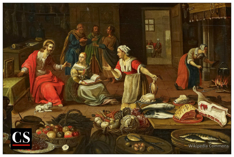 martha and mary, balance