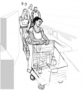 The grocery line love story