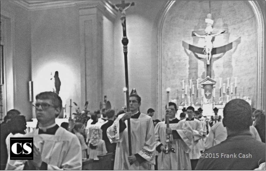 mass, processional, dress like a man for mass,