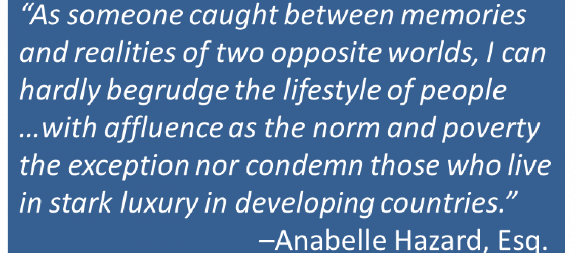 Anabelle Hazard - Poverty