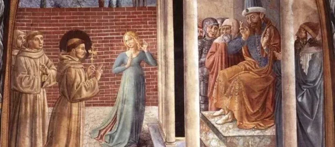 Benozzo_Gozzoli_-_Scenes_from_the_Life_of_St_Francis_Scene_10_north_wall_-_WGA10241