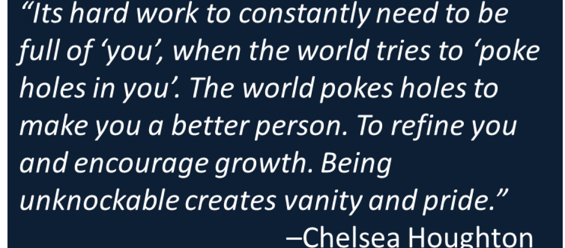 Chelsea Houghton - Self-Esteem