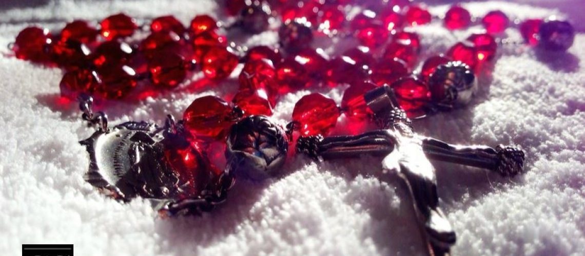 Chelsea - red rosary