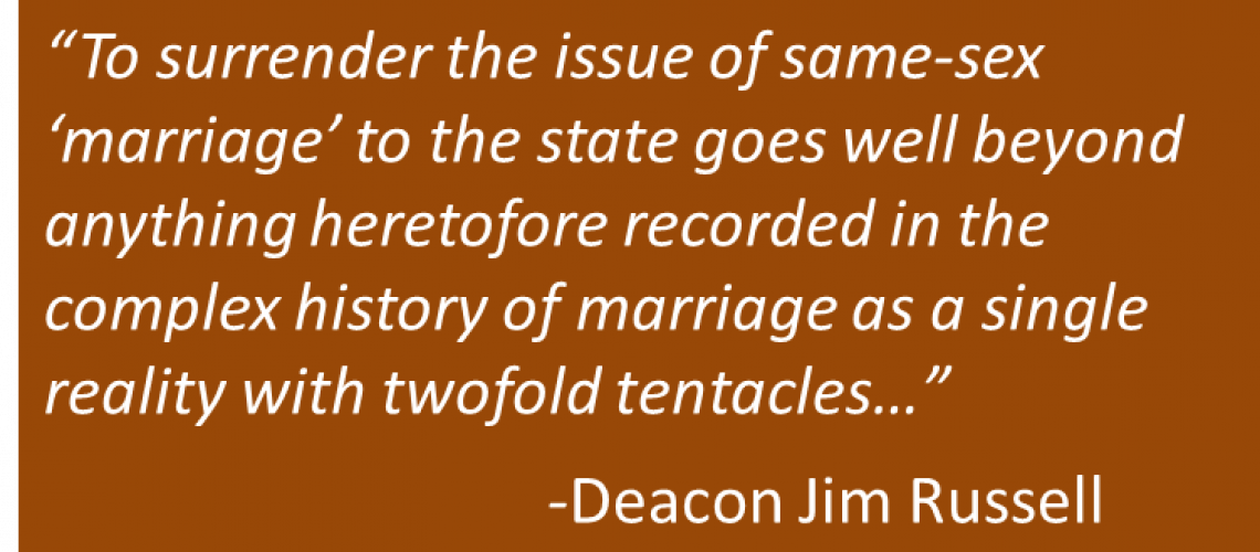 Deacon Jim Russell - Marriage