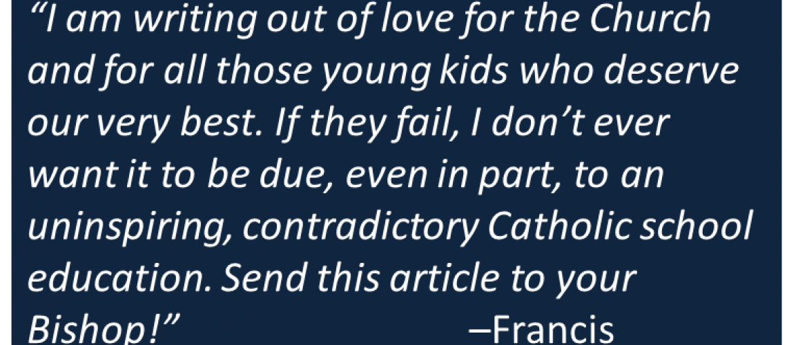 Francis - Send to Bishops