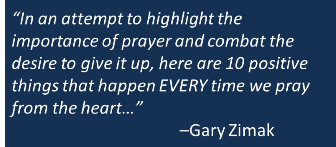 Gary Zimak - Prayer