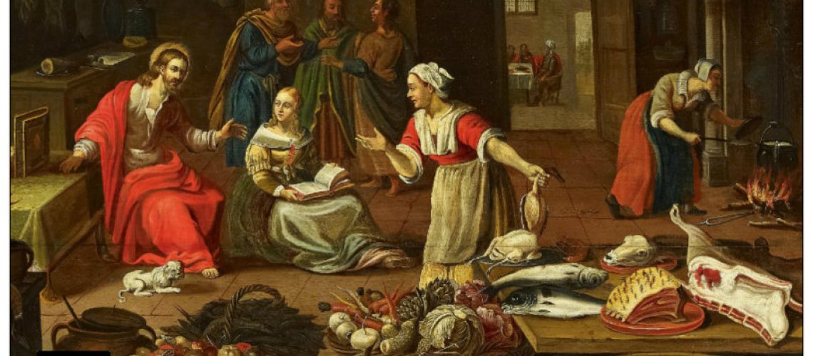 martha and mary, balance