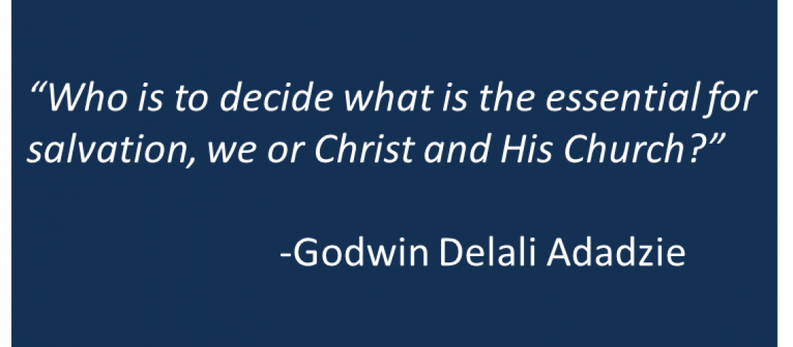 Godwin Delali Adadzie - Baptism