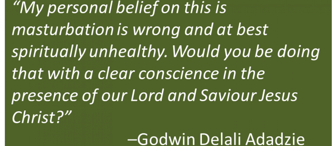 Godwin Delali Adadzie - Masturbation