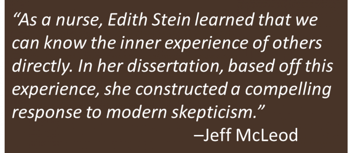 Jeff McLeod - Edith Stein