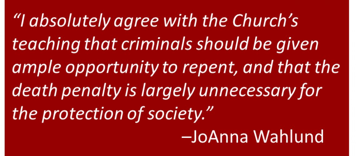 JoAnna Wahlund - Death Penalty