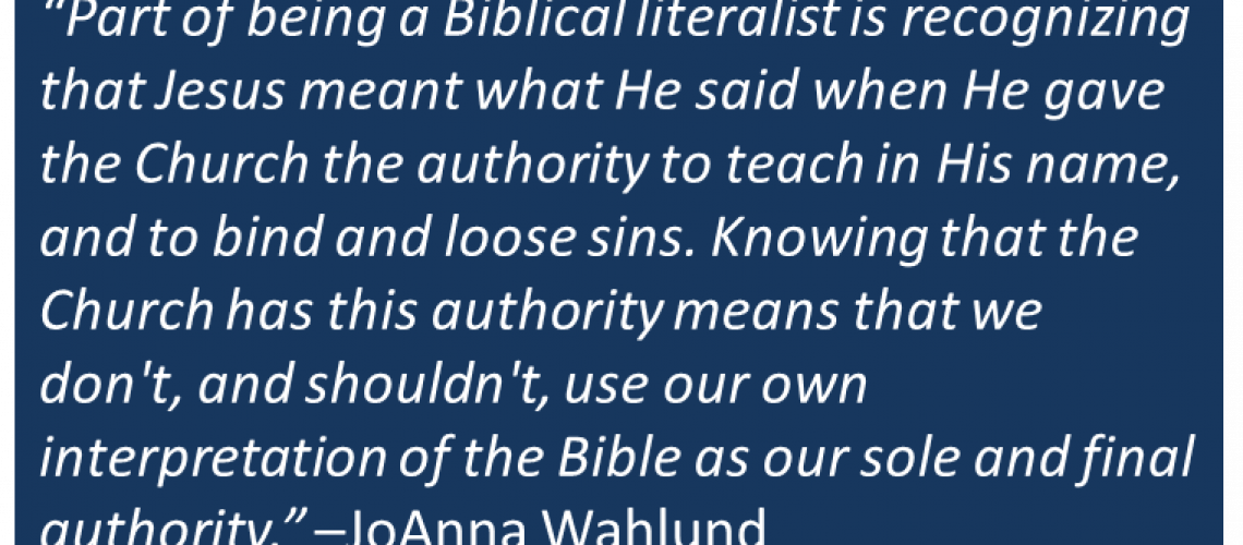 JoAnna Wahlund - Literalist