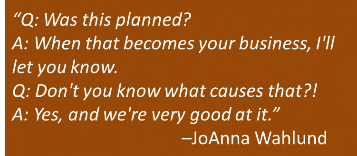 JoAnna Wahlund - Pregnant Again