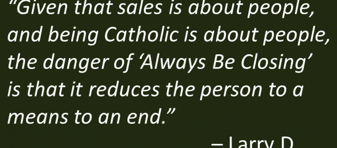 LarryD - Always be Catholic