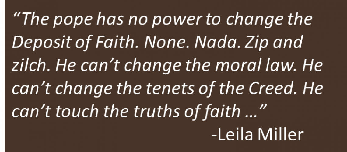 Leila Miller - Pope Power