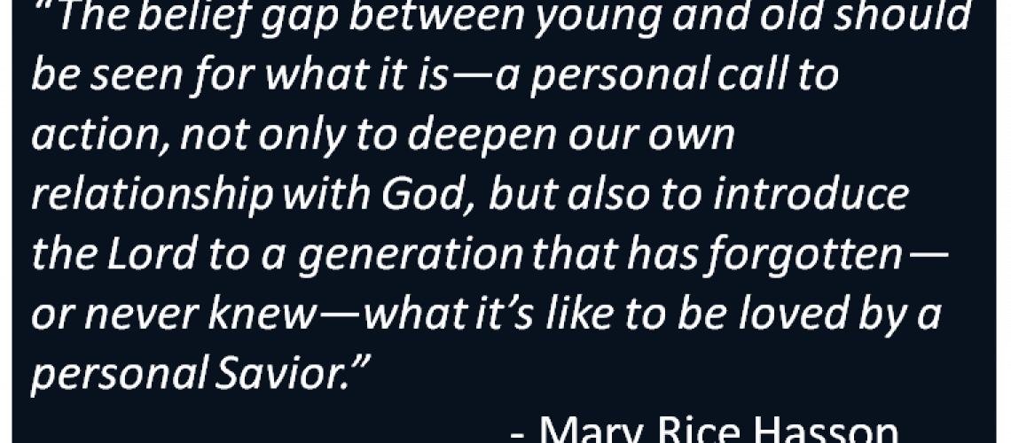 Mary Rice Hasson -Belief Gap