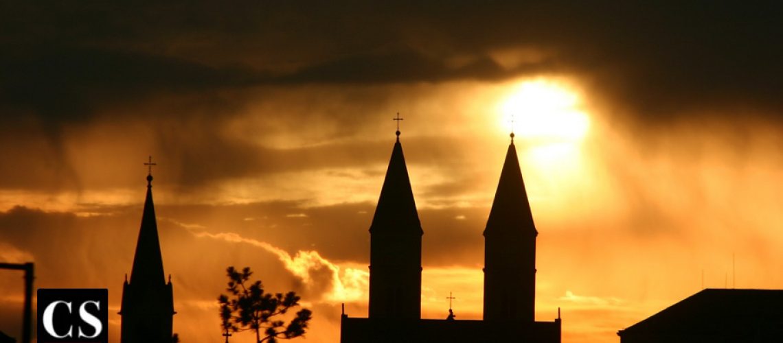 church, bells, towers, steeple