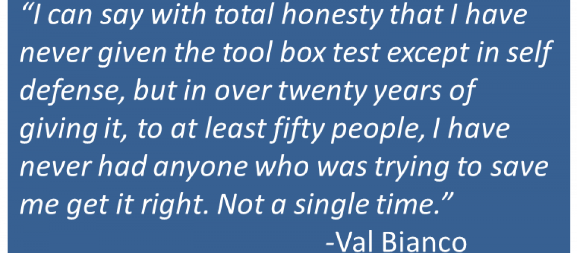 Val Bianco - Toolbox