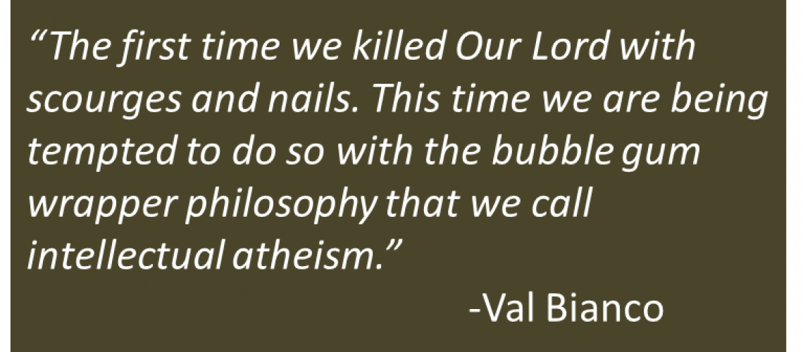 Val Bianco - Wager About Satan