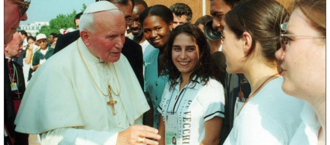 pope, john paul ii, kids, youth