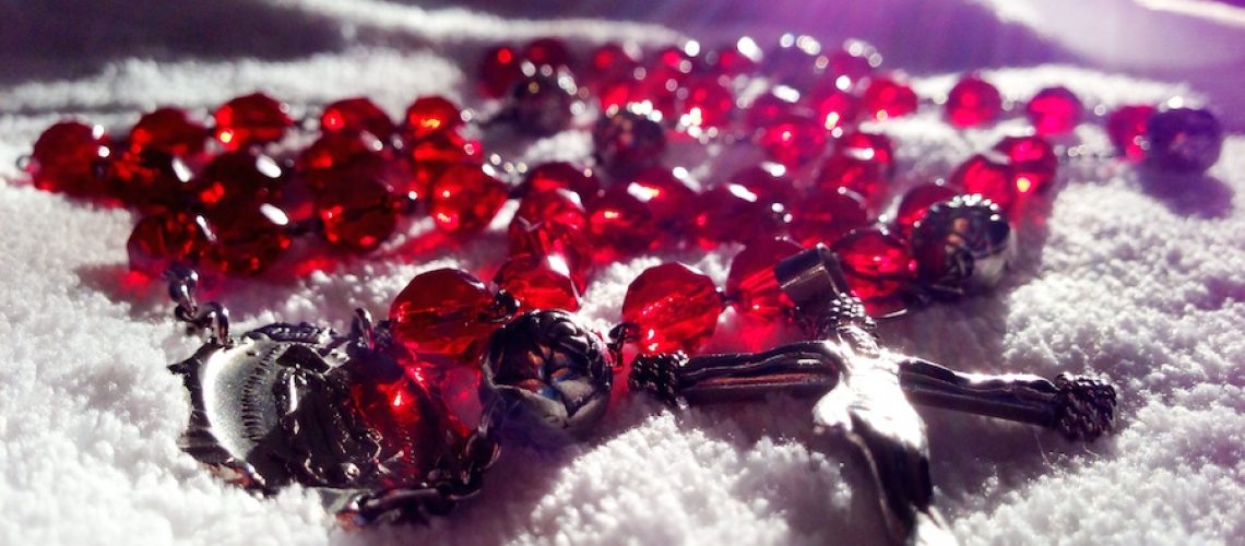 red-rosary